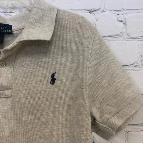 Polo Ralph Lauren Tan Button Up Shortsleeve Shirt size 7 - Picture 3 of 4